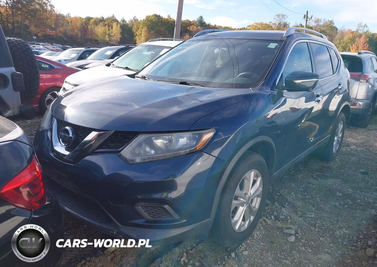 2015 Nissan Rogue Sv VIN:5N1AT2MV2FC833444 - 2