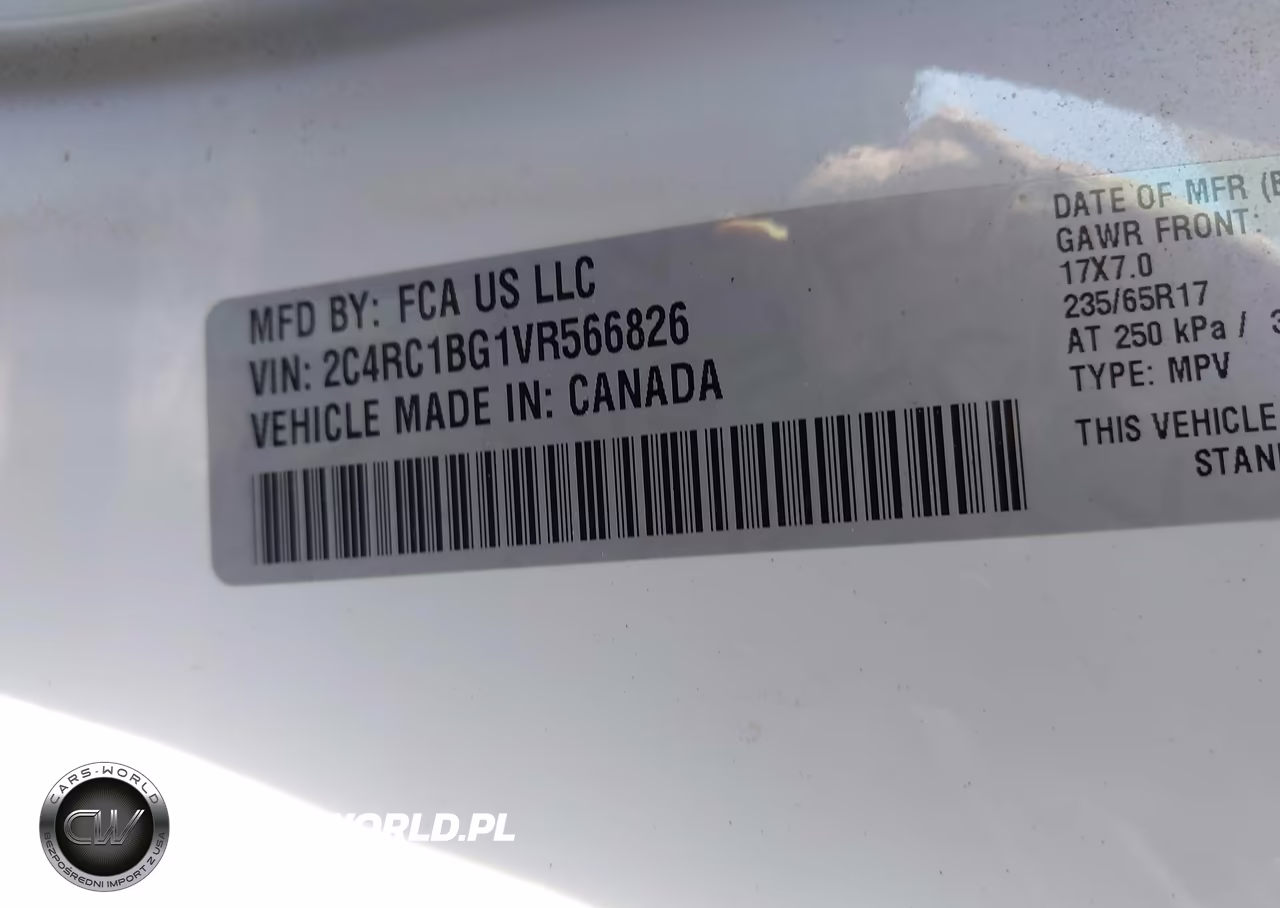 2027 Chrysler Pacifica VIN:2C4RC1BG1VR566826 - 9