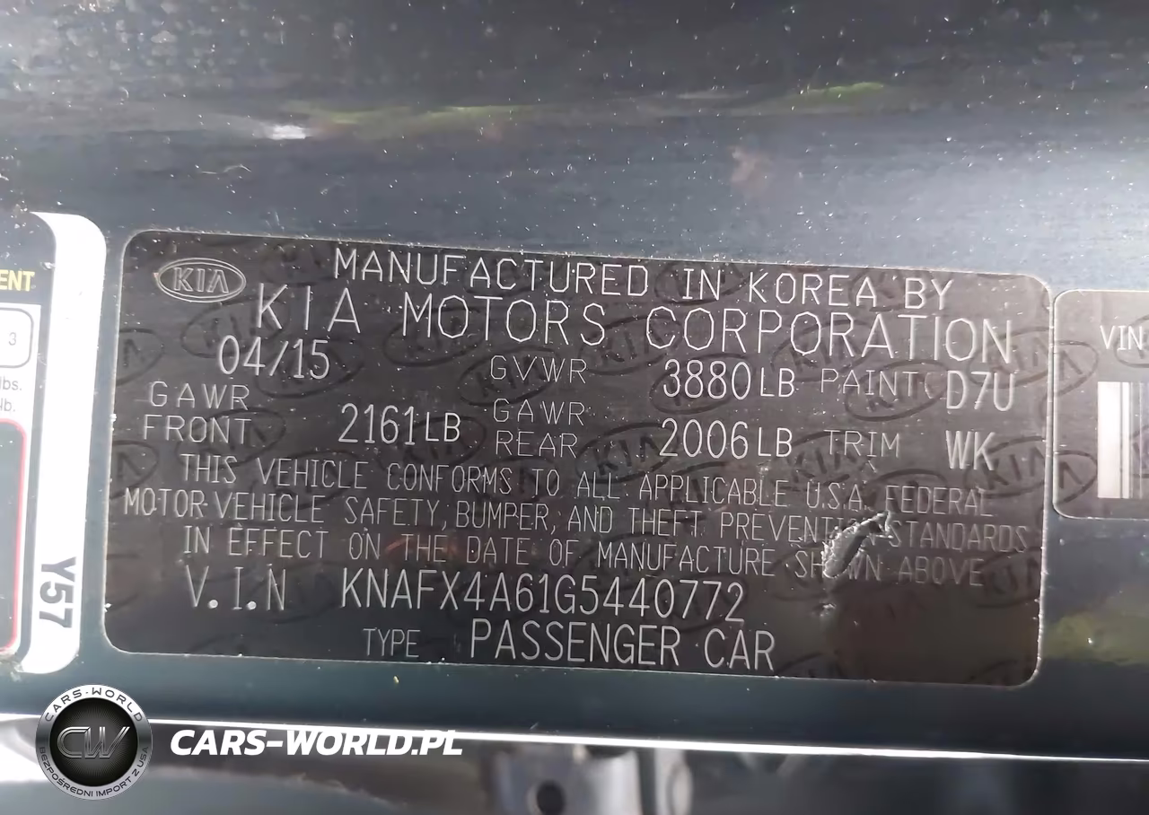 2016 Kia Forte Lx VIN:KNAFX4A61G5440772 - 9