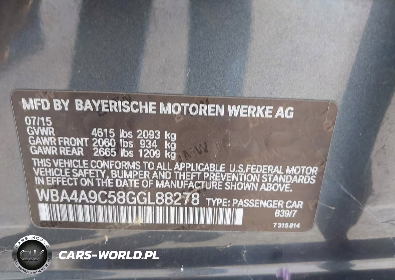 2016 BMW 428I Gran Coupe VIN:WBA4A9C58GGL88278 - 9
