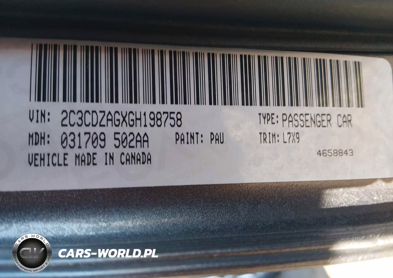 2016 Dodge Challenger Sxt VIN:2C3CDZAGXGH198758 - 9