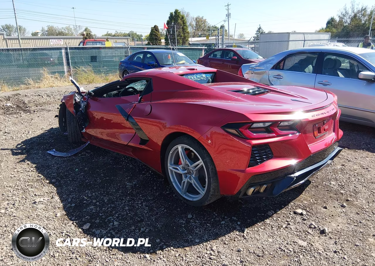 2021 Chevrolet Corvette Stingray Rwd 2Lt VIN:1G1YB3D47M5124666 - 3