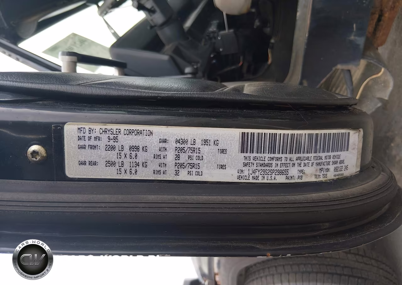 1995 Jeep Wrangler - Yj Se VIN:1J4FY29S2SP298655 - 9