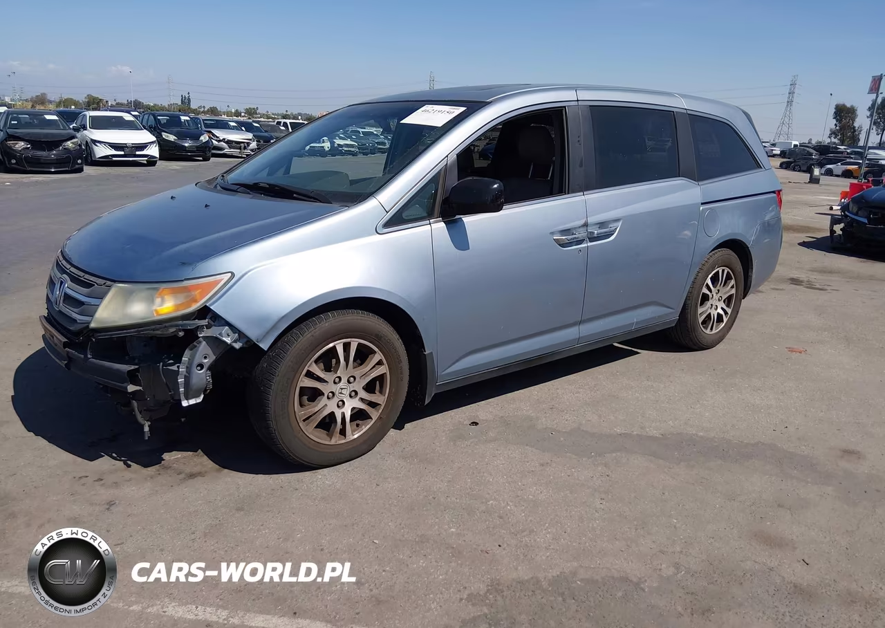 2011 Honda Odyssey Ex-L VIN:5FNRL5H62BB029721 - 2