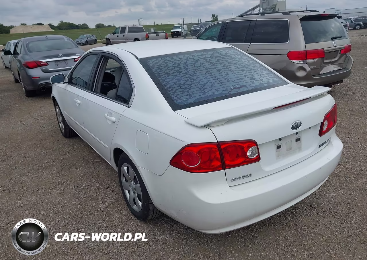 2008 Kia Optima Lx VIN:KNAGE123X85216995 - 3