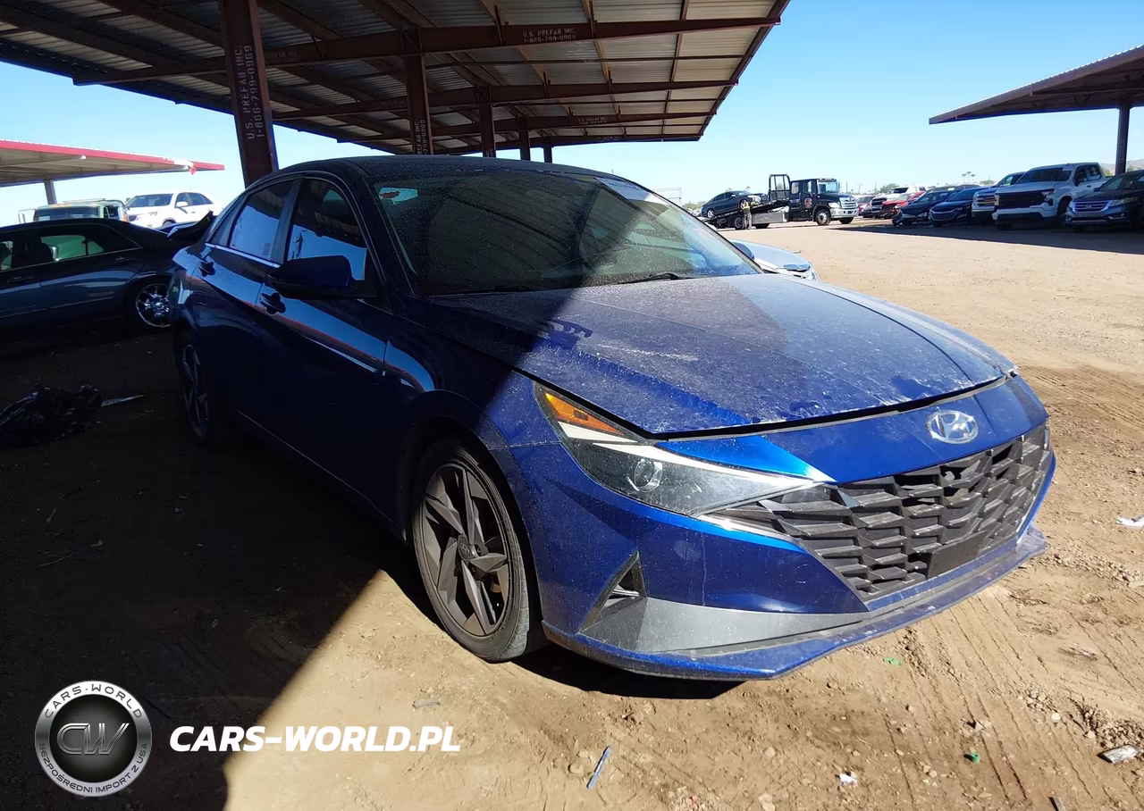 2022 Hyundai Elantra Sel VIN:KMHLN4AG8NU255105 - 1
