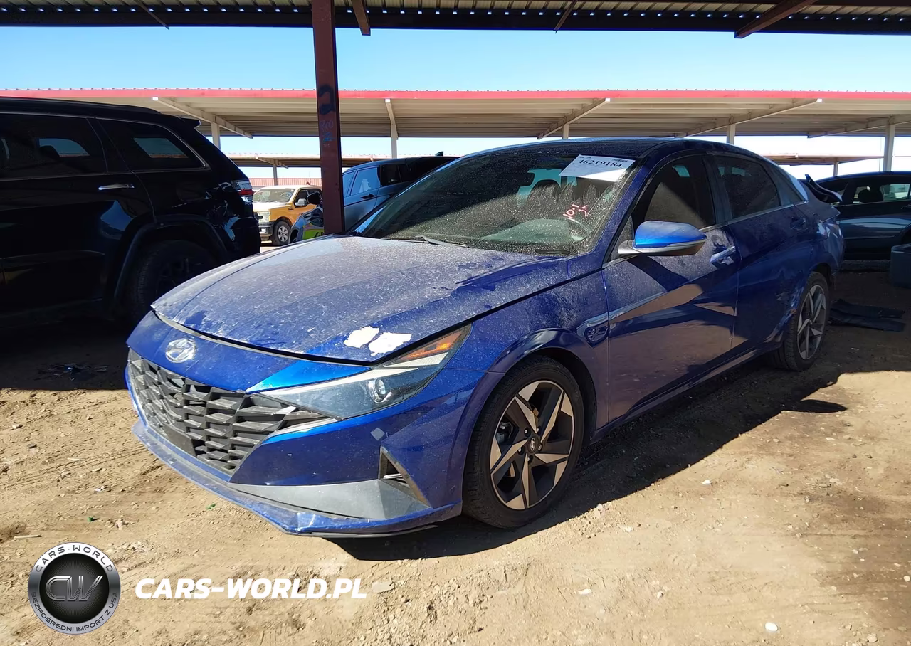 2022 Hyundai Elantra Sel VIN:KMHLN4AG8NU255105 - 2