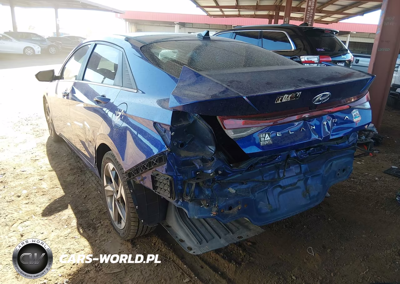 2022 Hyundai Elantra Sel VIN:KMHLN4AG8NU255105 - 3