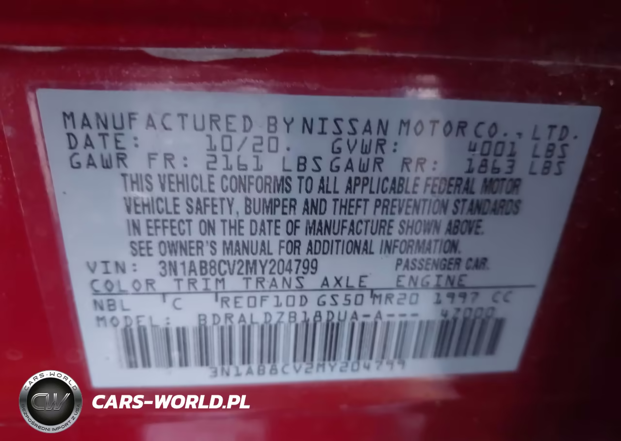 2021 Nissan Sentra Sv Xtronic Cvt VIN:3N1AB8CV2MY204799 - 9