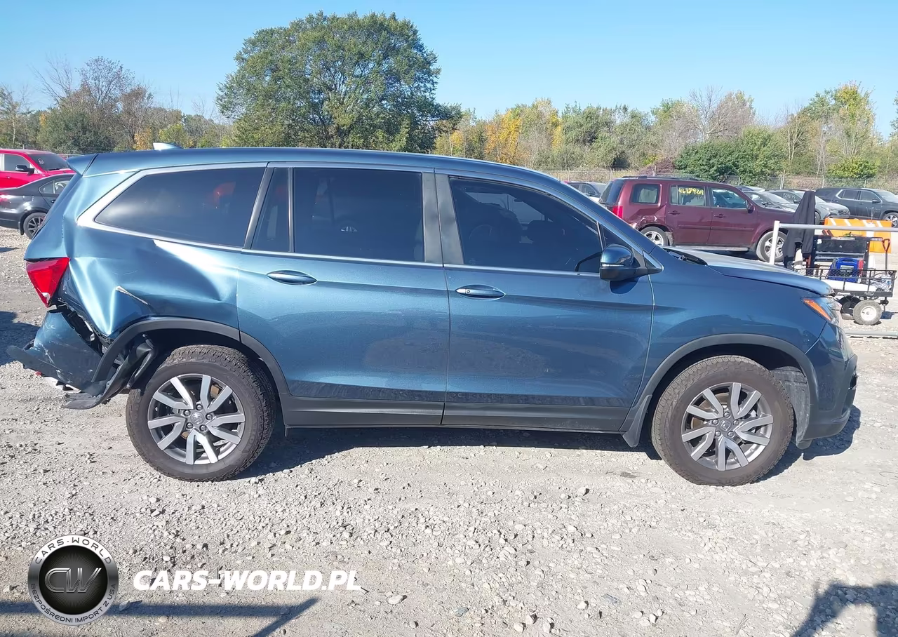 2021 Honda Pilot Awd Ex-L VIN:5FNYF6H54MB011868 - 14