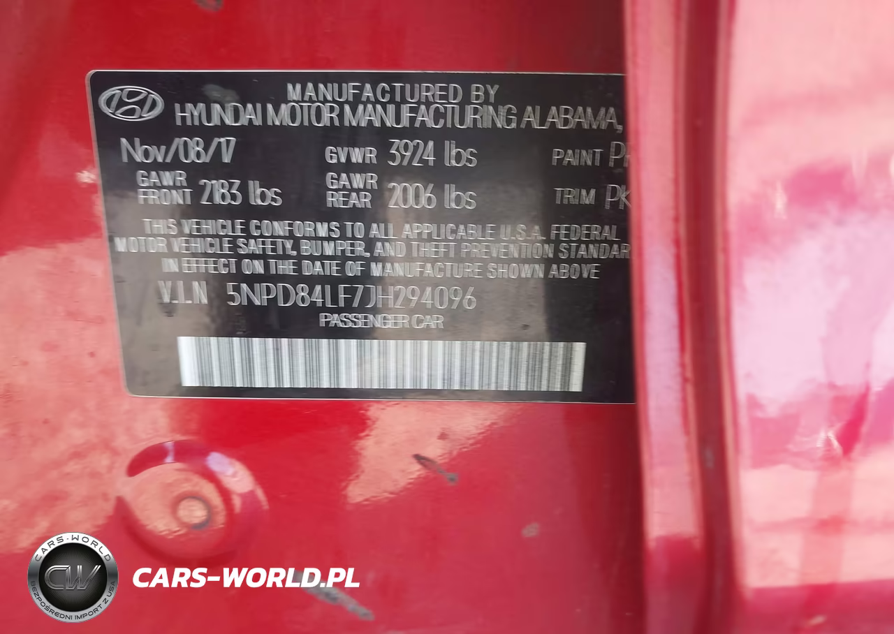 2018 Hyundai Elantra Sel VIN:5NPD84LF7JH294096 - 9