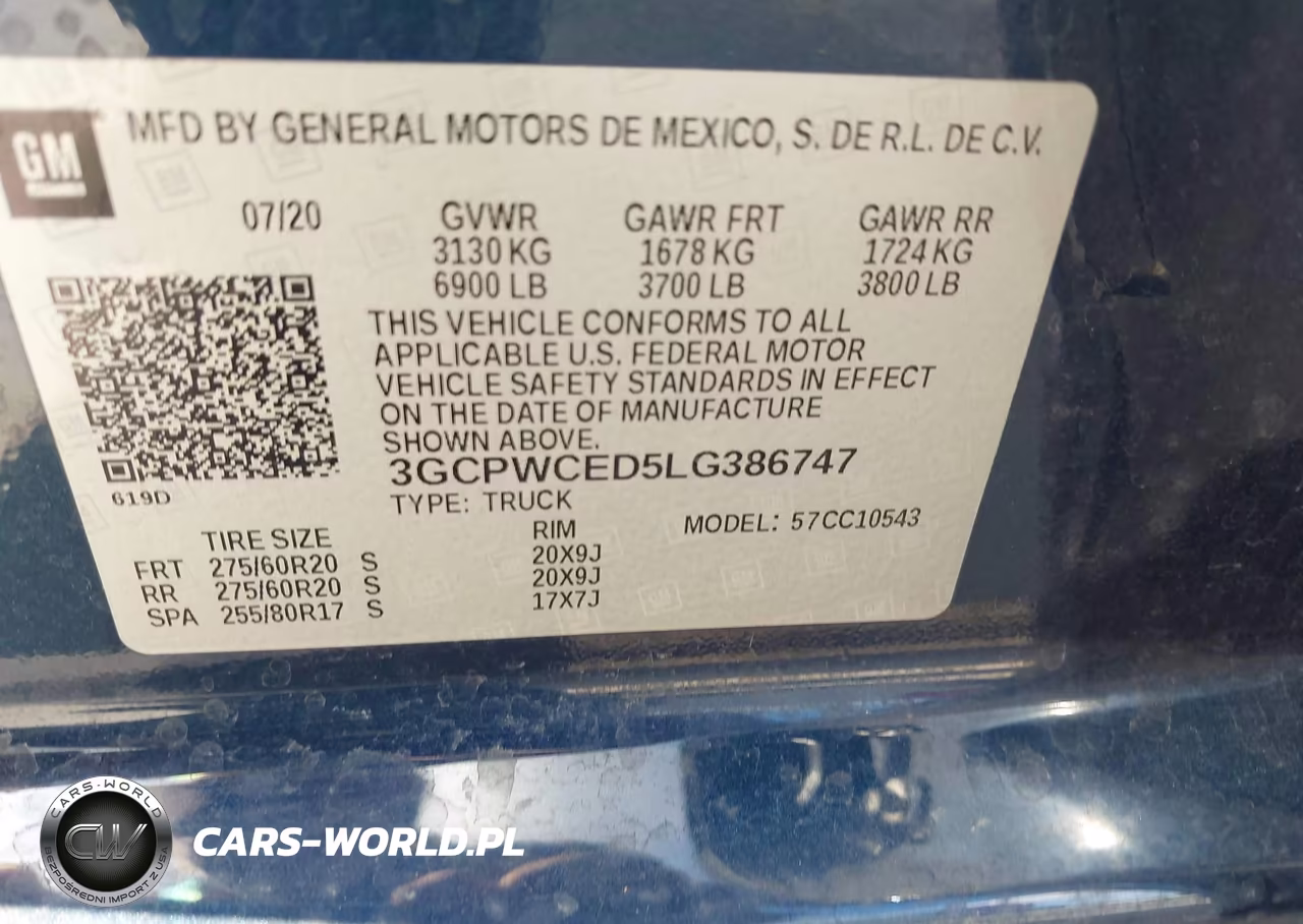 2020 Chevrolet Silverado 1500 2Wd Short Bed Lt VIN:3GCPWCED5LG386747 - 9