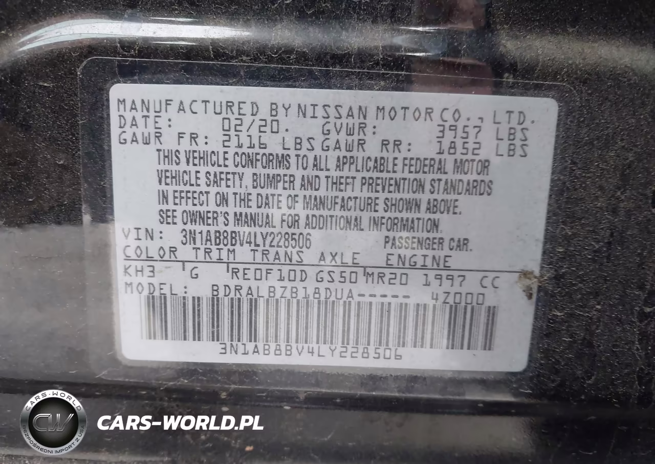 2020 Nissan Sentra S Xtronic Cvt VIN:3N1AB8BV4LY228506 - 9