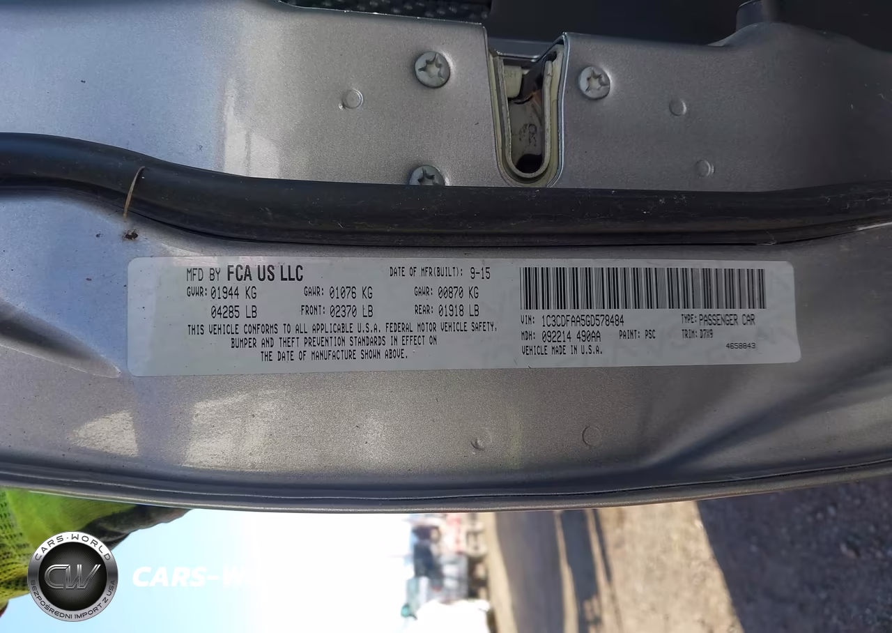 2016 Dodge Dart Se VIN:1C3CDFAA5GD578484 - 9