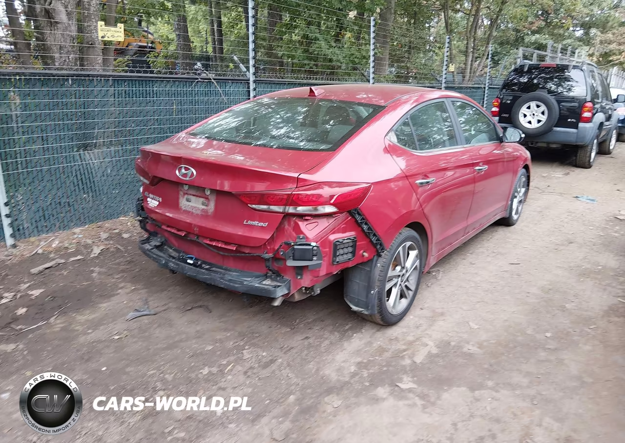 2017 Hyundai Elantra Limited VIN:KMHD84LF7HU300149 - 4