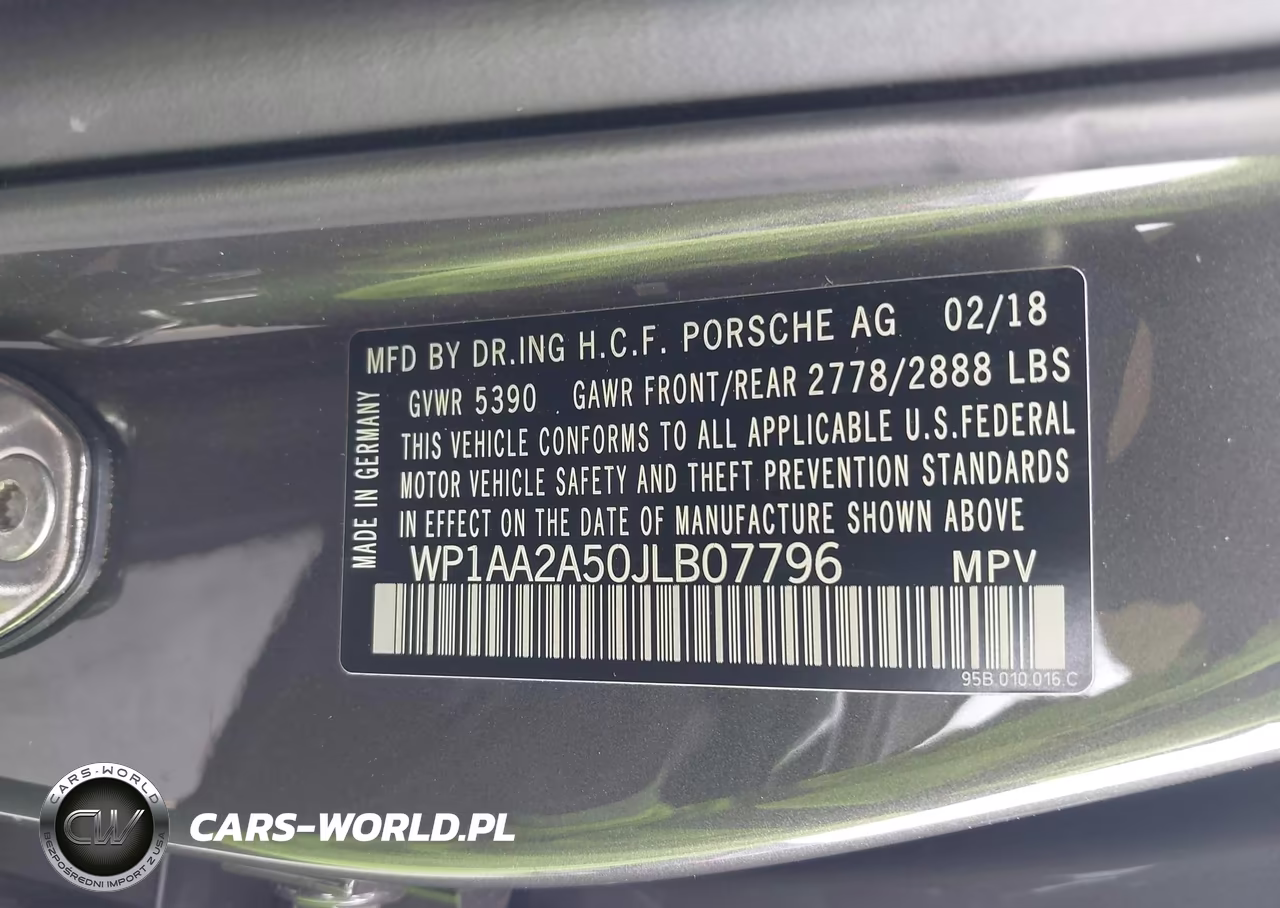 2018 Porsche Macan Sport Edition VIN:WP1AA2A50JLB07796 - 9