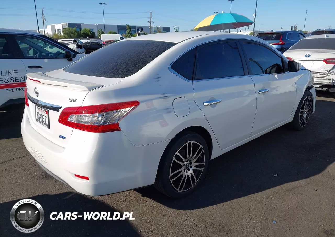 2014 Nissan Sentra Sv VIN:3N1AB7AP4EL676287 - 4