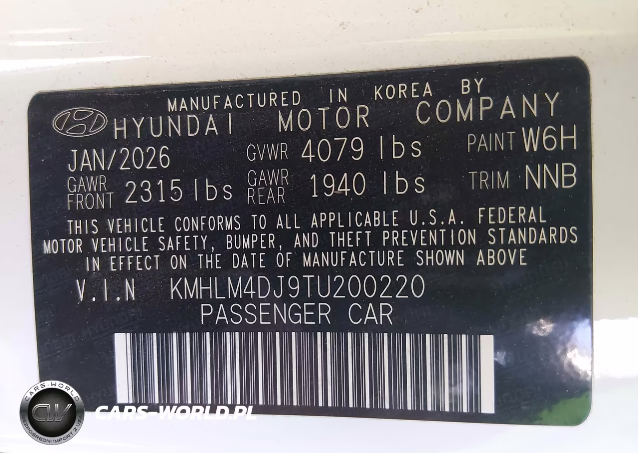 2026 Hyundai Elantra Hybrid Blue VIN:KMHLM4DJ9TU200220 - 9