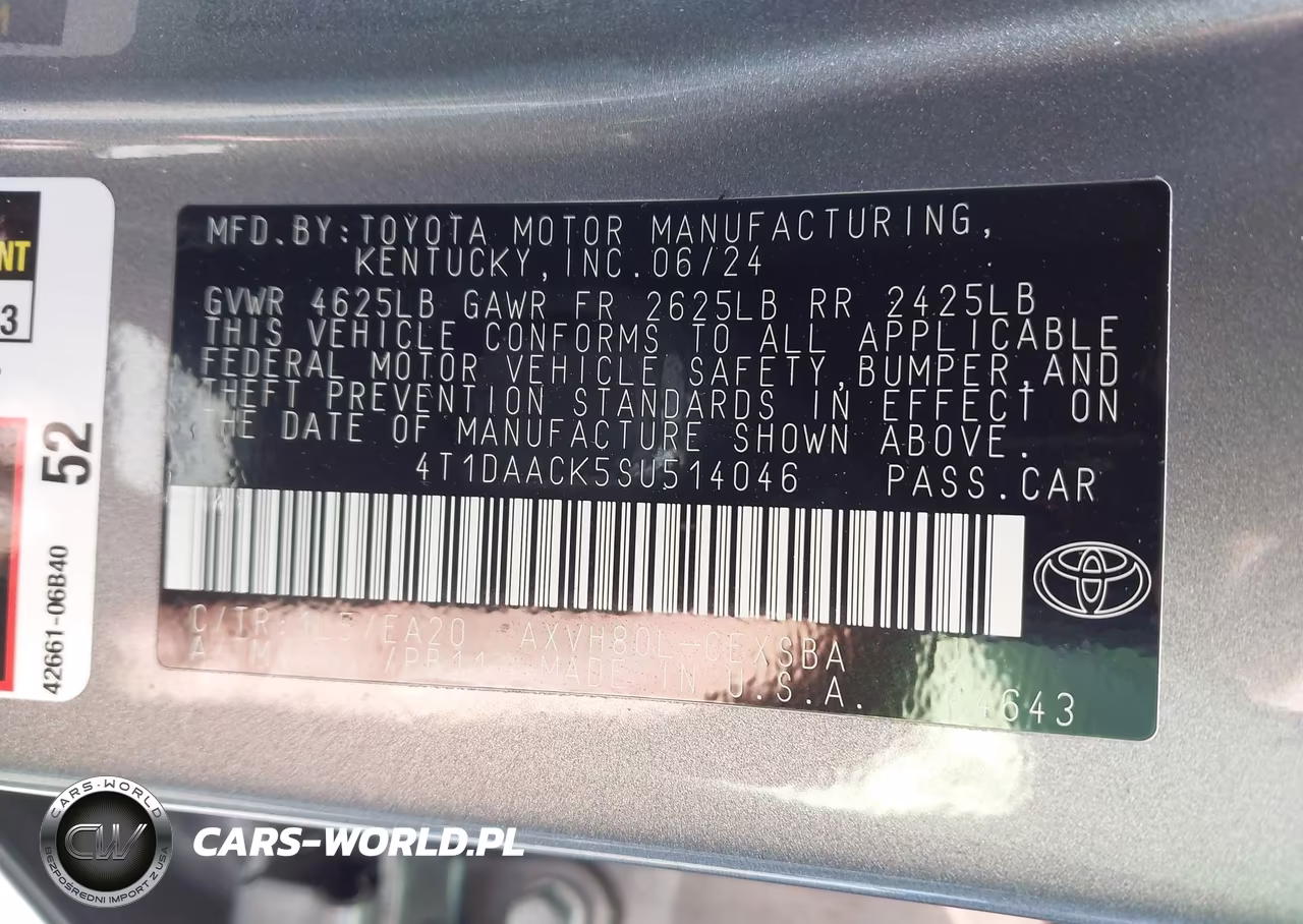 2025 Toyota Camry Se VIN:4T1DAACK5SU514046 - 9
