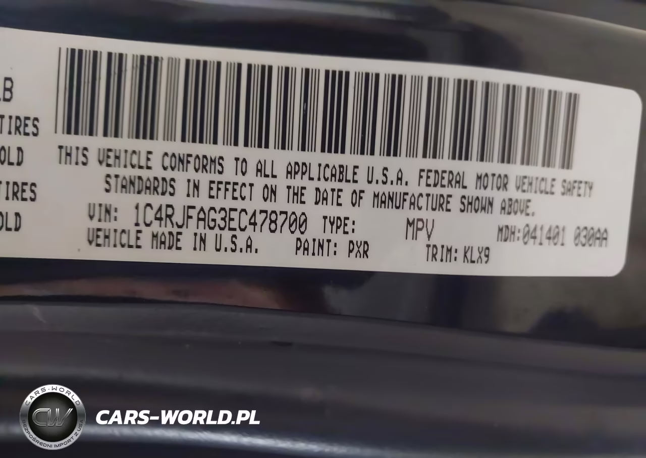 2014 Jeep Grand Cherokee Altitude VIN:1C4RJFAG3EC478700 - 9