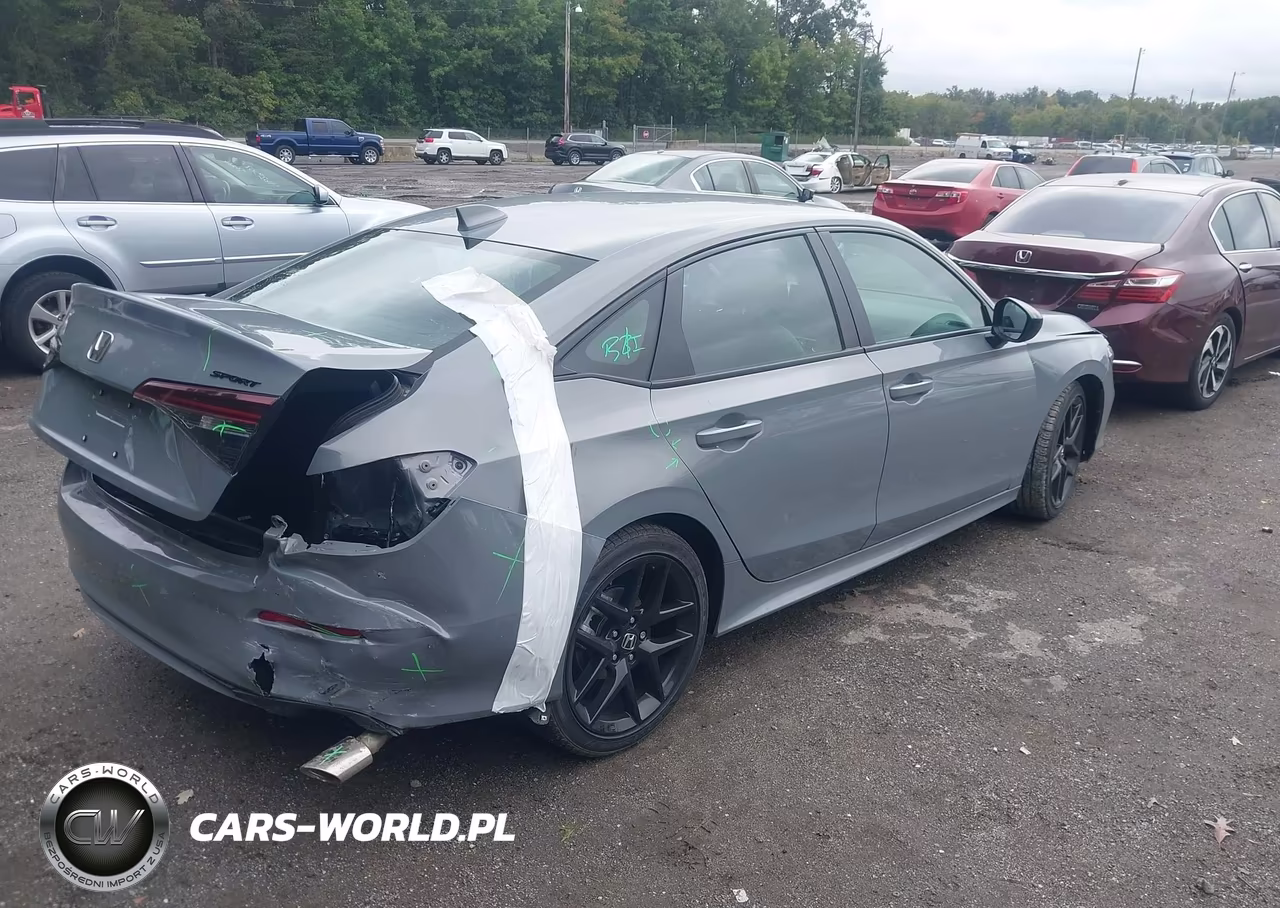 2026 Honda Civic Sport VIN:2HGFE2F59TH615299 - 4