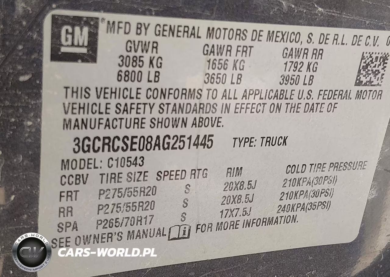 2010 Chevrolet Silverado 1500 Lt VIN:3GCRCSE08AG251445 - 9