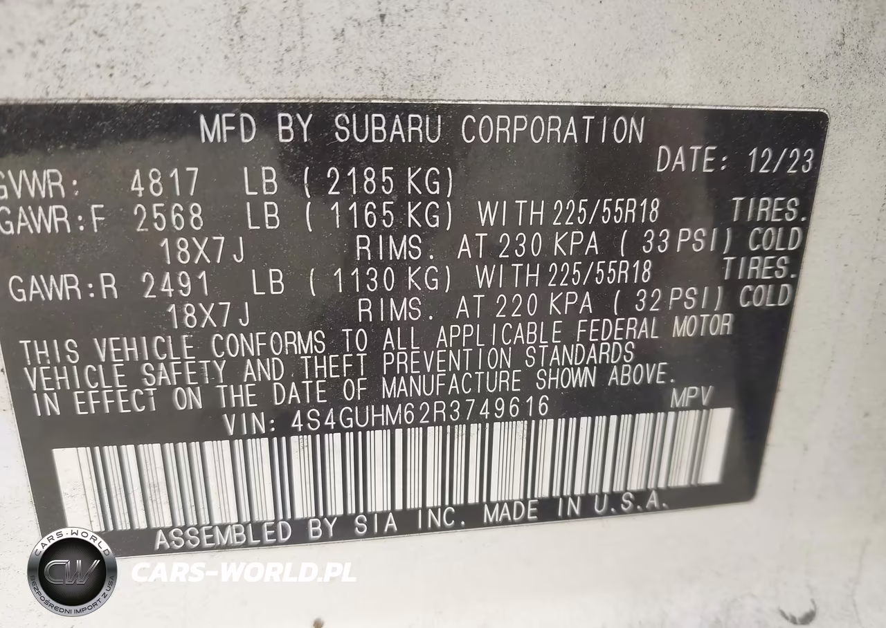 2024 Subaru Crosstrek Limited VIN:4S4GUHM62R3749616 - 9