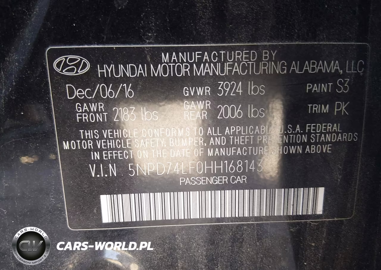 2017 Hyundai Elantra Se VIN:5NPD74LF0HH168143 - 9
