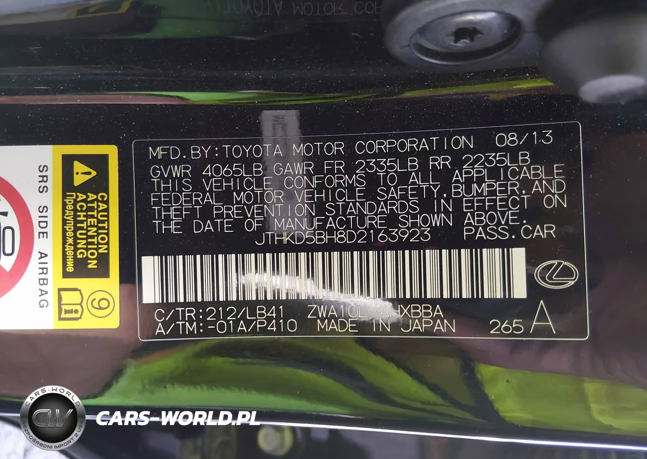 2013 Lexus Ct 200H VIN:JTHKD5BH8D2163923 - 9