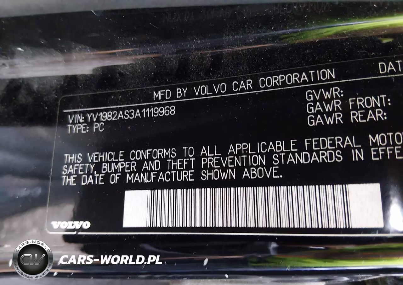 2010 Volvo S80 3.2 VIN:YV1982AS3A1119968 - 9