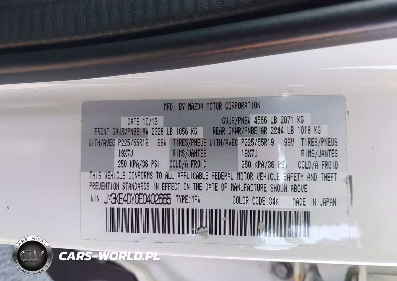 2014 Mazda Cx-5 Grand Touring VIN:JM3KE4DY0E0402665 - 9