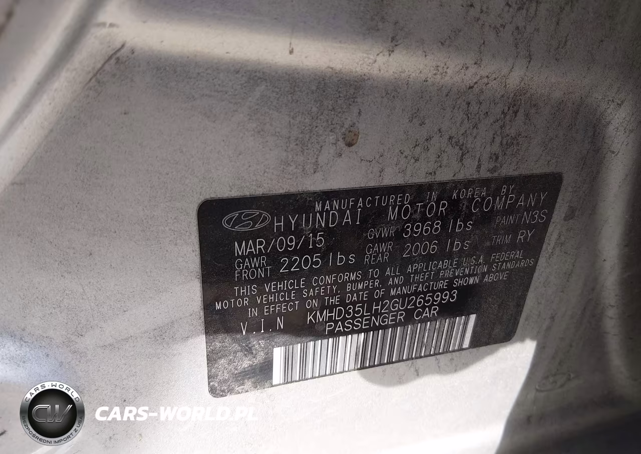 2016 Hyundai Elantra Gt VIN:KMHD35LH2GU265993 - 9