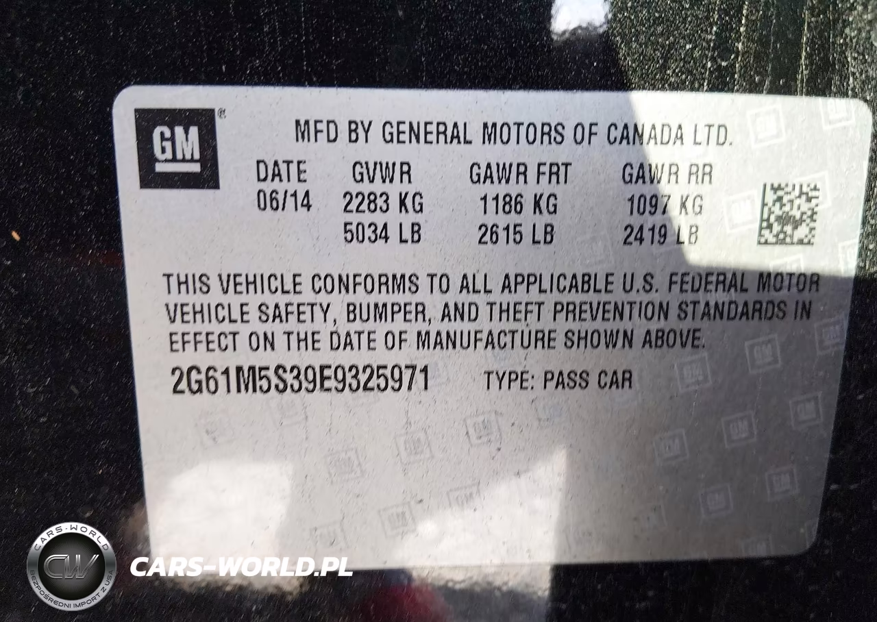 2014 Cadillac Xts Luxury VIN:2G61M5S39E9325971 - 9