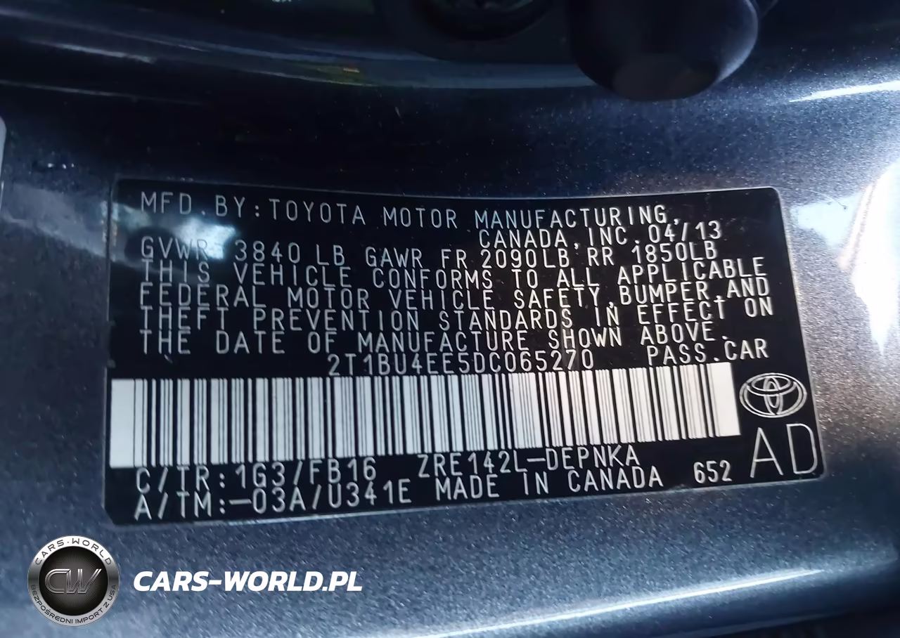 2013 Toyota Corolla Le VIN:2T1BU4EE5DC065270 - 9