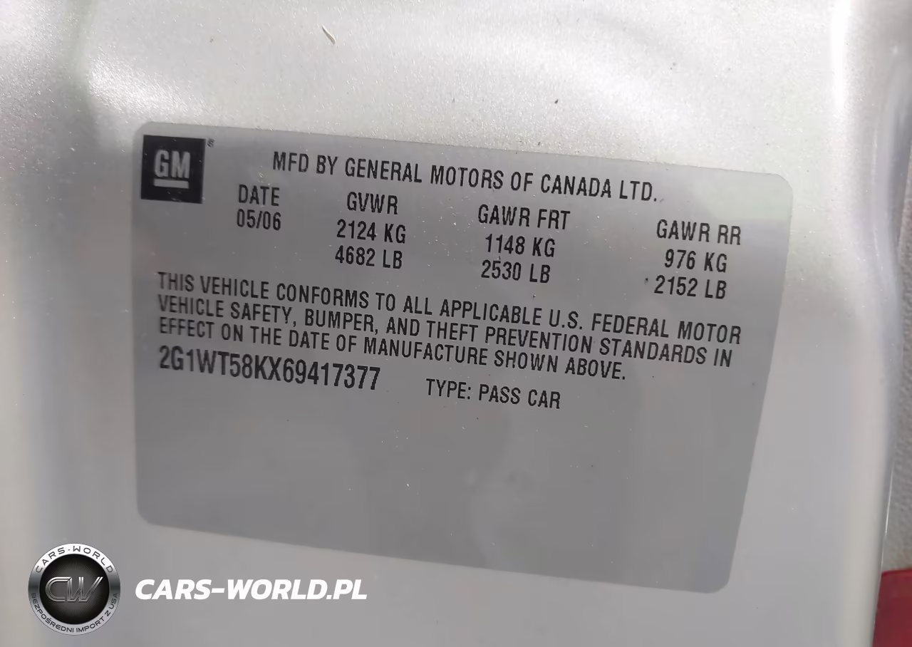 2006 Chevrolet Impala Lt VIN:2G1WT58KX69417377 - 9