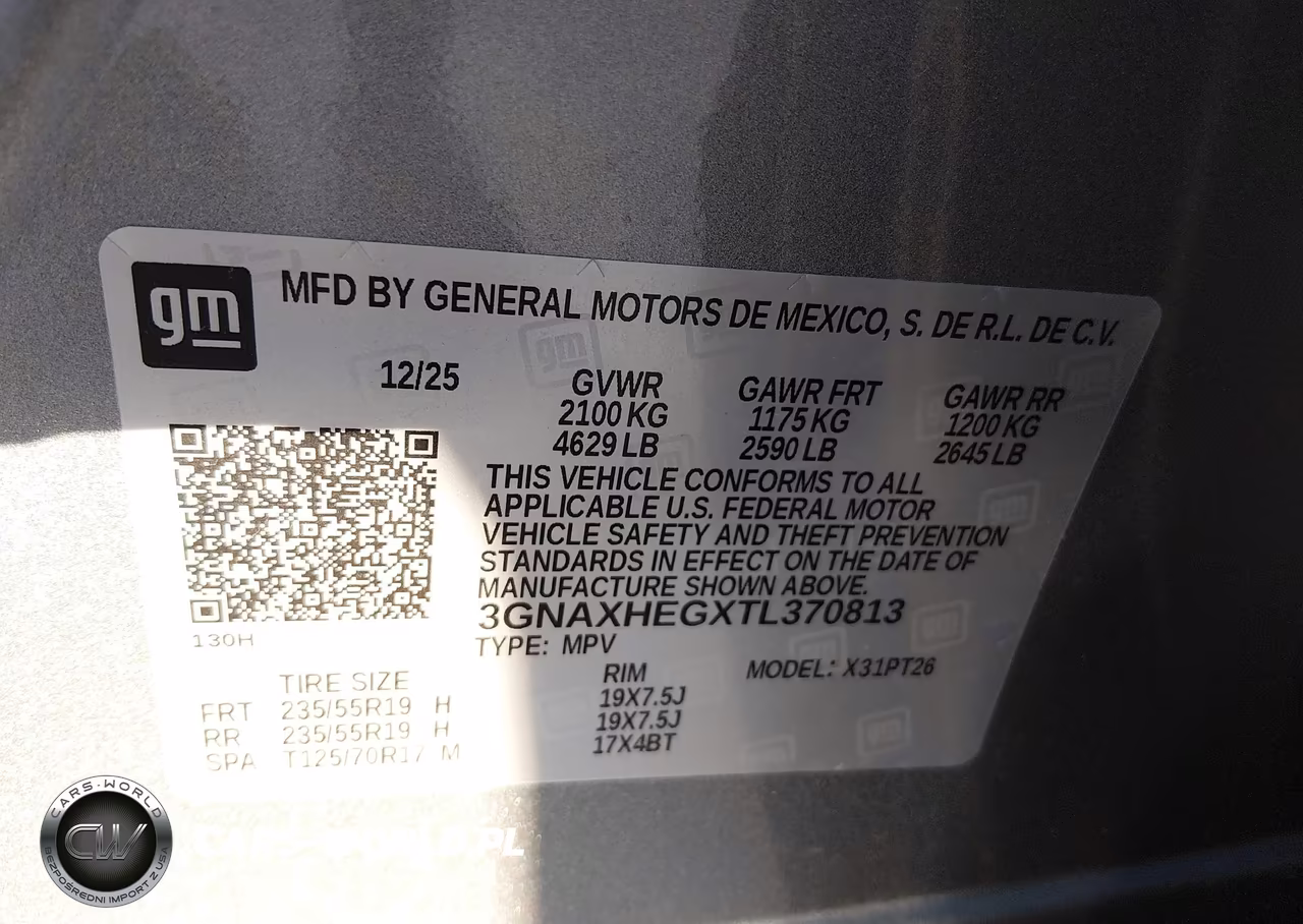 2026 Chevrolet Equinox Fwd Lt VIN:3GNAXHEGXTL370813 - 9