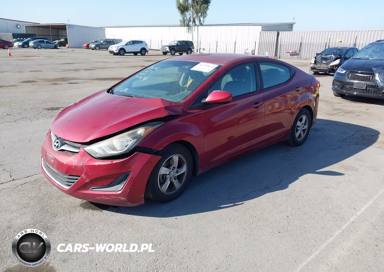 2014 Hyundai Elantra Se VIN:5NPDH4AE4EH534396 - 2