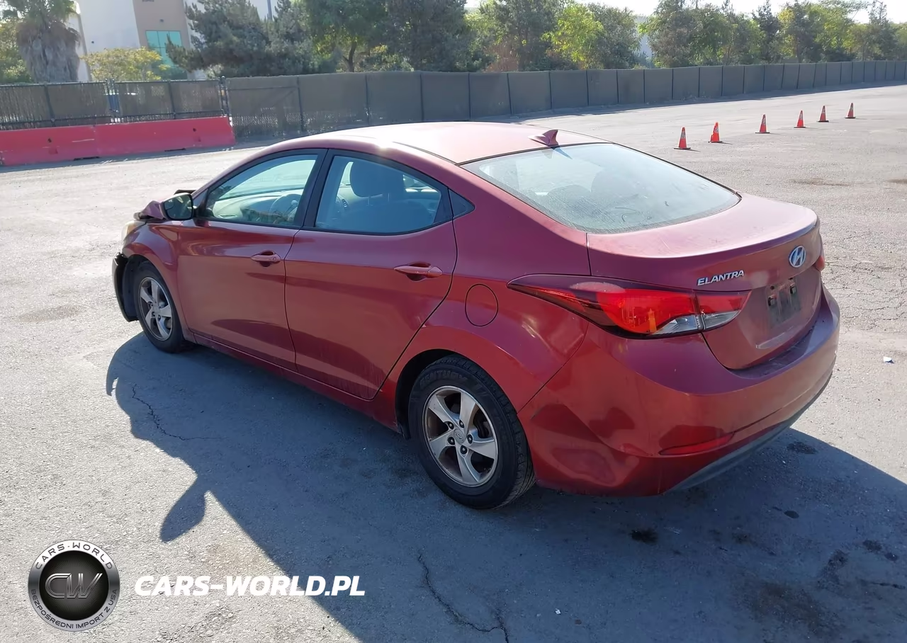 2014 Hyundai Elantra Se VIN:5NPDH4AE4EH534396 - 3