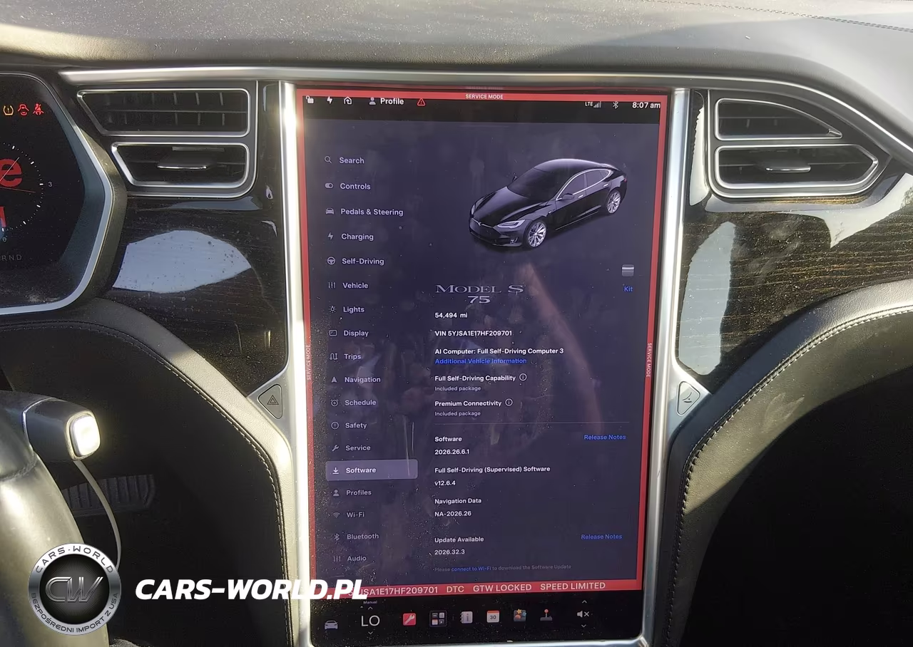 2017 Tesla Model S 60-75 VIN:5YJSA1E17HF209701 - 7