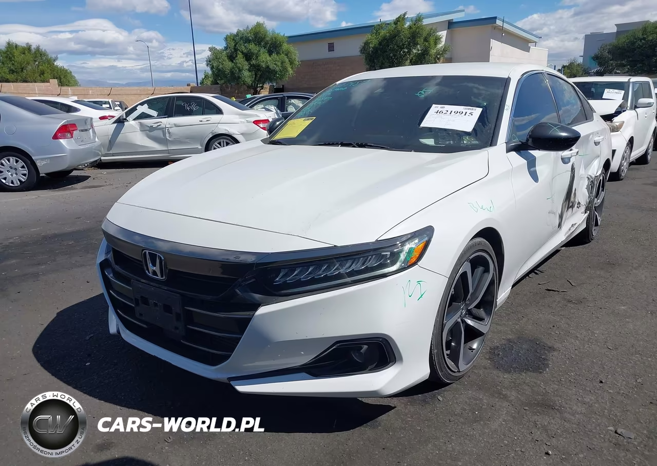 2021 Honda Accord Sport VIN:1HGCV1F37MA015909 - 2