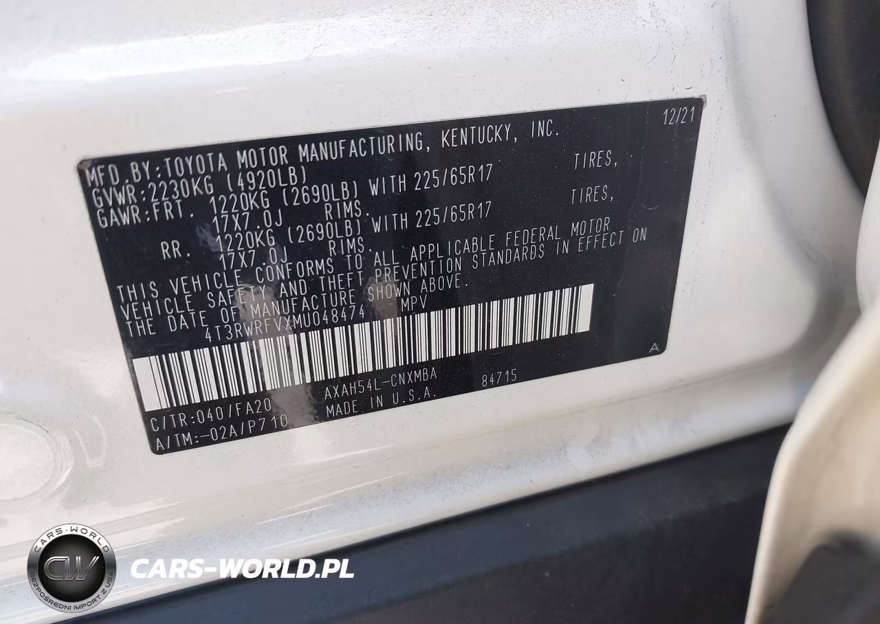 2021 Toyota Rav4 Hybrid Xle VIN:4T3RWRFVXMU048474 - 9