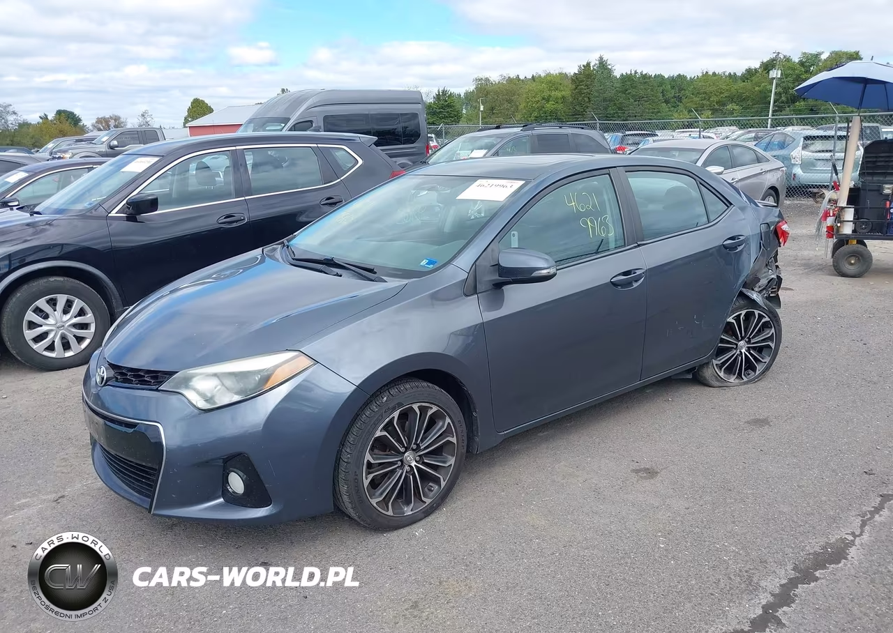 2015 Toyota Corolla S Plus VIN:5YFBURHE7FP201751 - 2
