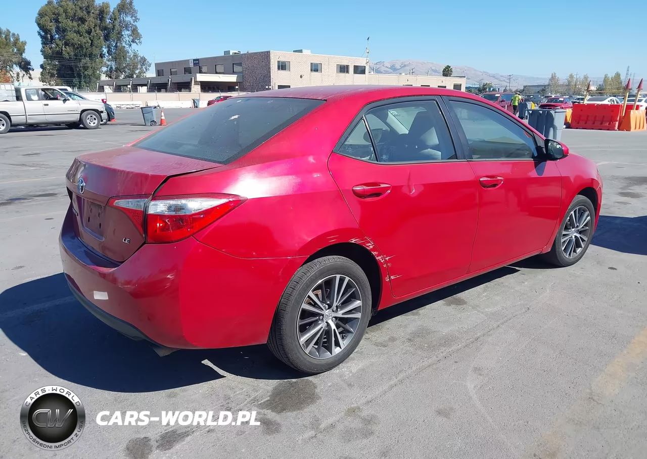 2016 Toyota Corolla Le Plus VIN:5YFBURHE7GP554055 - 4