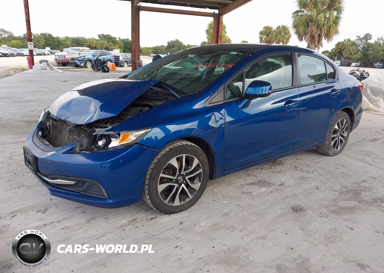 2013 Honda Civic Ex VIN:2HGFB2F83DH539776 - 2