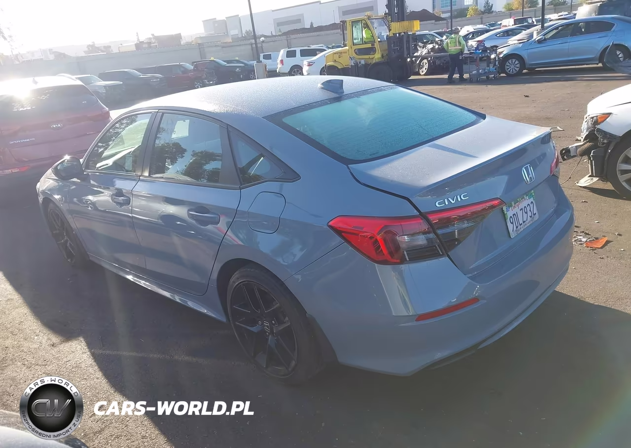 2022 Honda Civic Sport VIN:2HGFE2F51NH601593 - 3