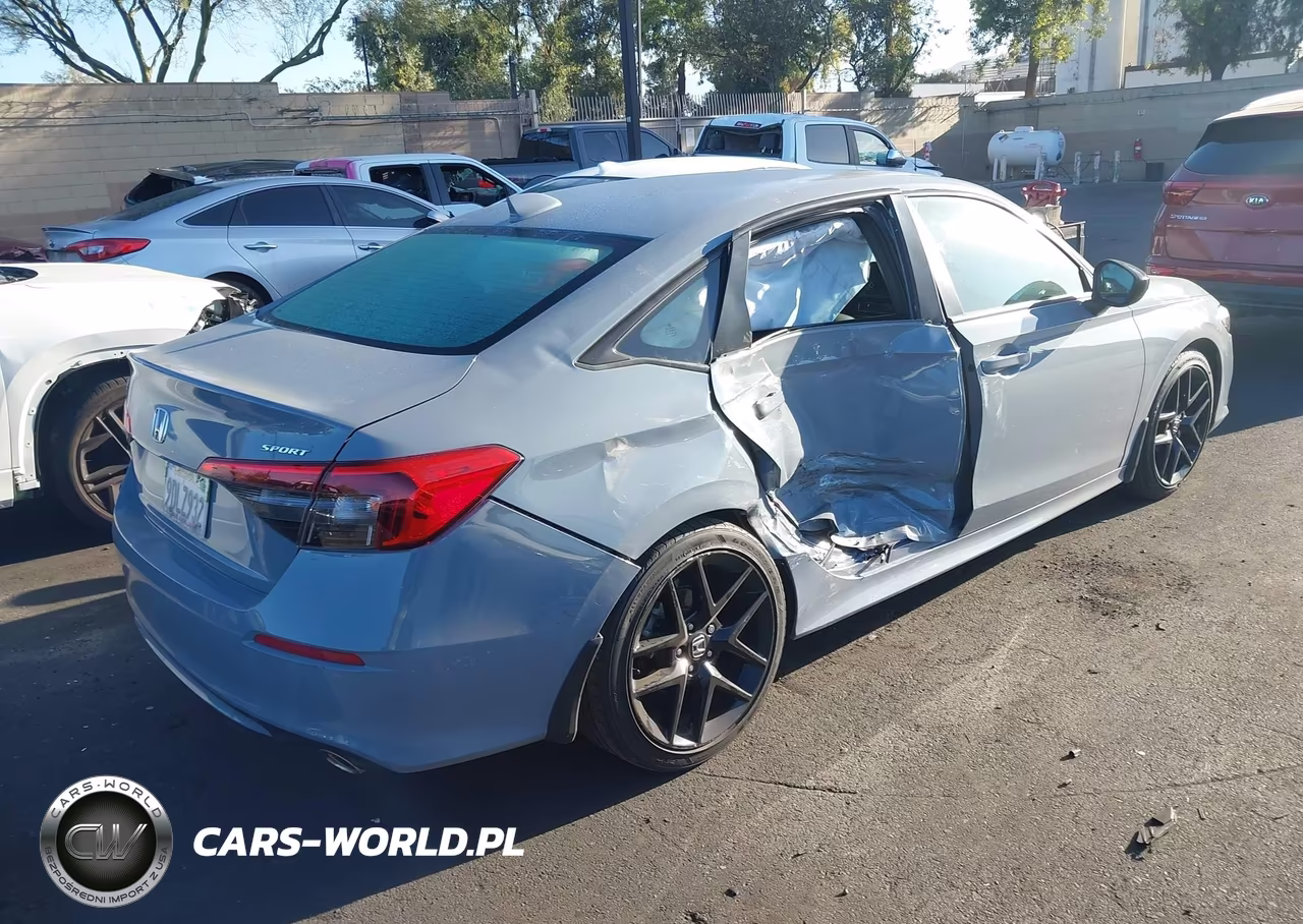 2022 Honda Civic Sport VIN:2HGFE2F51NH601593 - 4