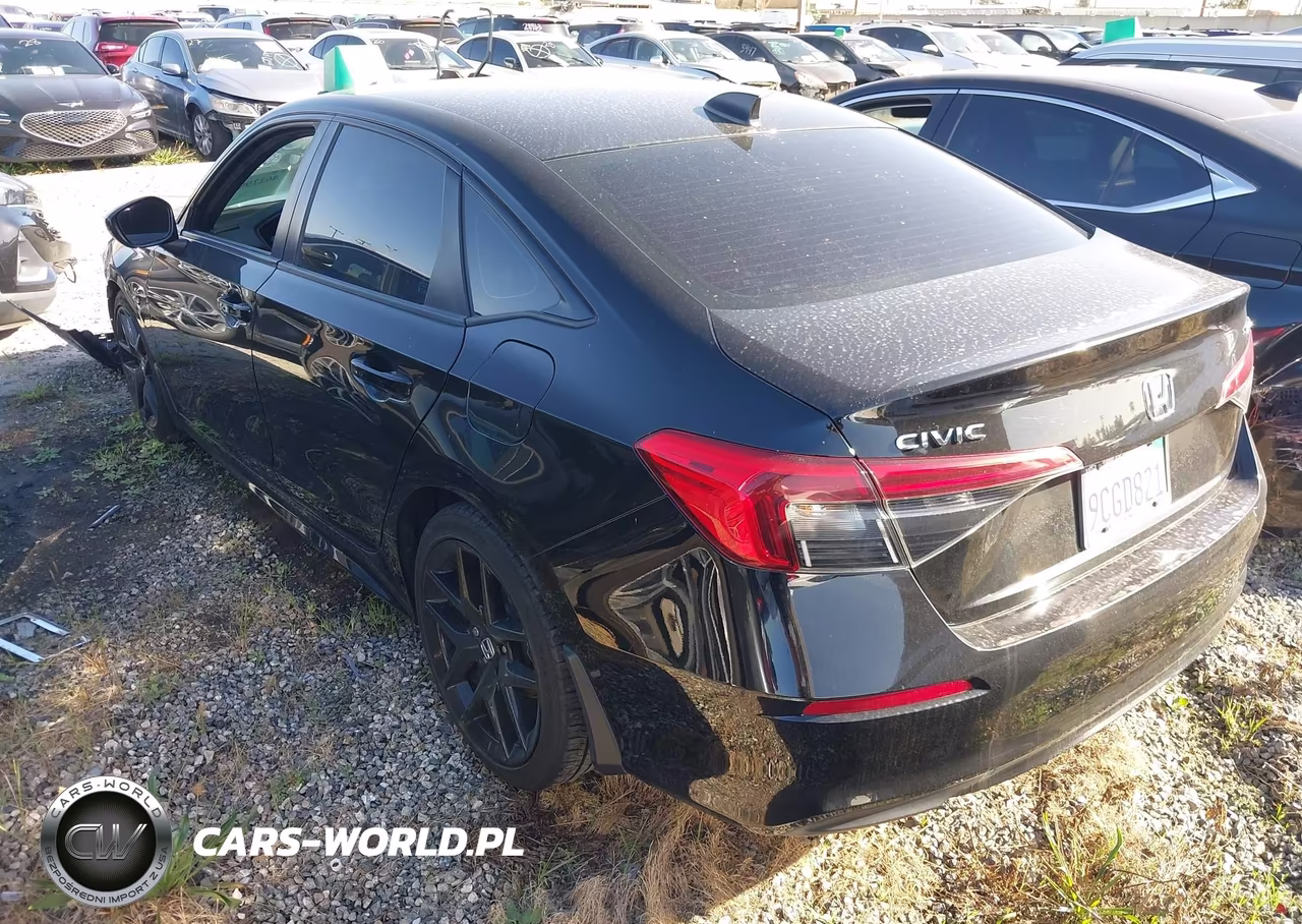2022 Honda Civic Sport VIN:2HGFE2F55NH596883 - 3