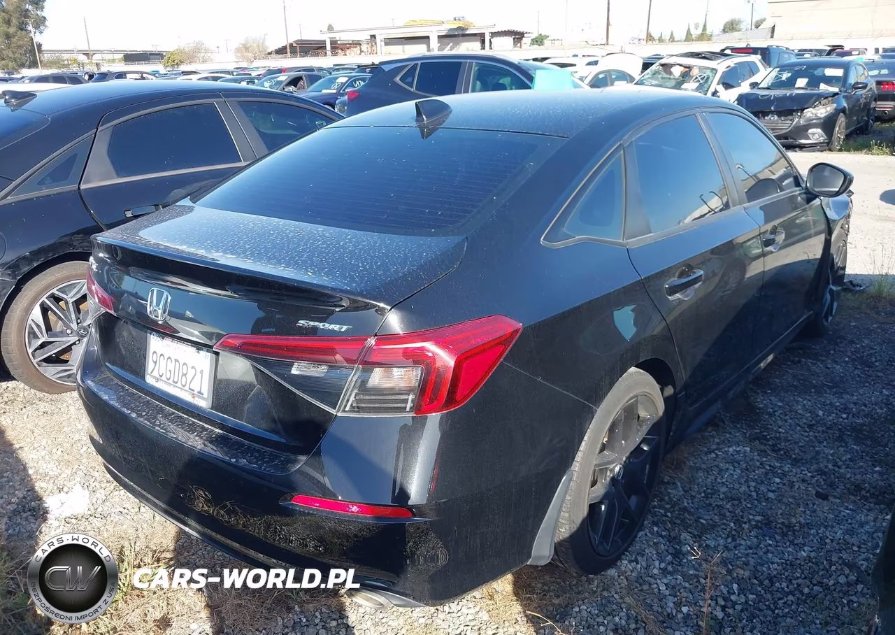 2022 Honda Civic Sport VIN:2HGFE2F55NH596883 - 4