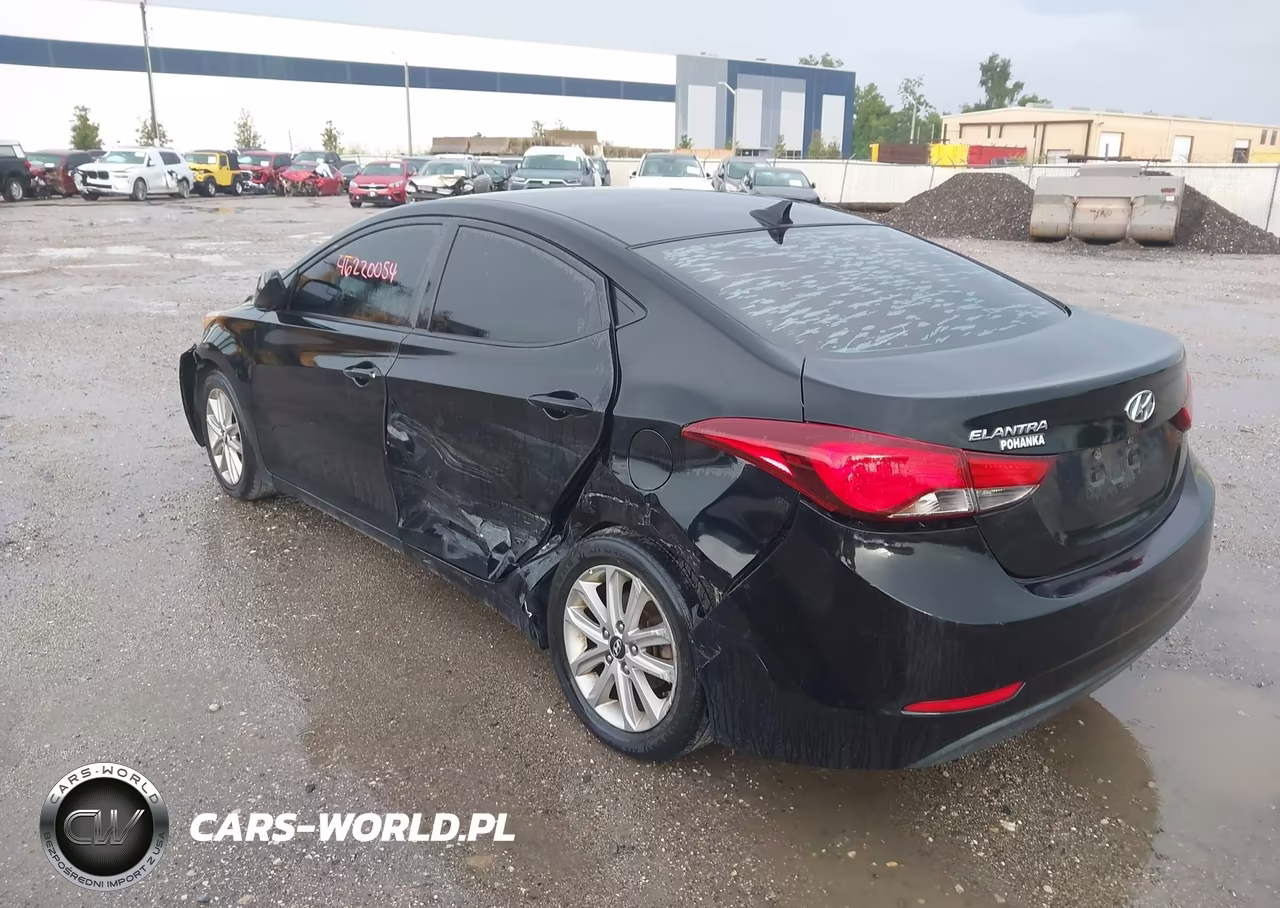2015 Hyundai Elantra Se VIN:5NPDH4AE2FH577930 - 3