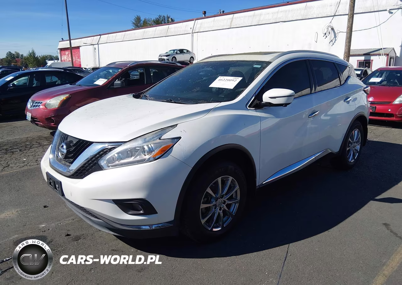 2017 Nissan Murano Sl VIN:5N1AZ2MH9HN155680 - 2